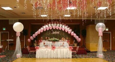 quinceanera event in the ballroom